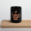 Black Coffee Lover Glossy Mug