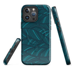 Blue Pattern Printed Unique Case for iPhone