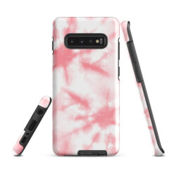 Pink Color Splash Printed Tough case for Samsung