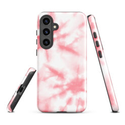 Pink Color Splash Printed Tough case for Samsung