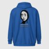 Unisex heavy blend illusion zip hoodie