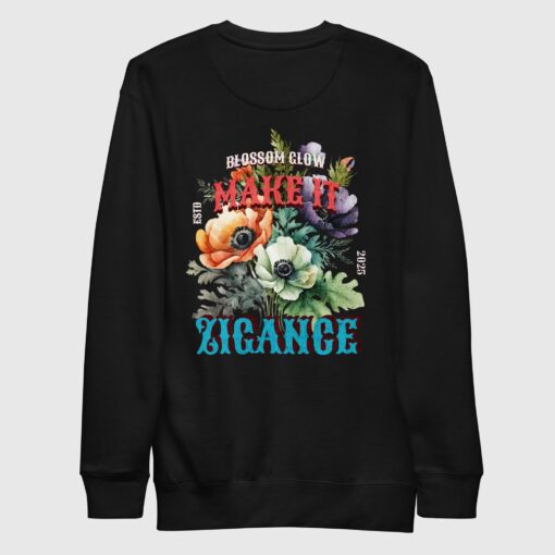 Unisex Premium Zigance Floral Sweatshirt