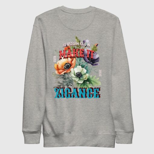 Unisex Premium Zigance Floral Sweatshirt