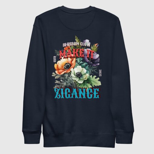 Unisex Premium Zigance Floral Sweatshirt