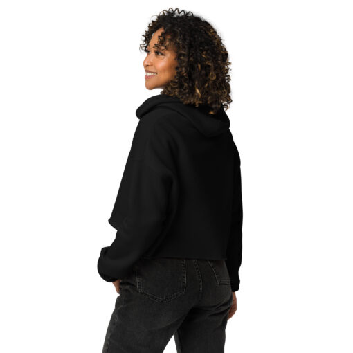 Oversized Speak Slowly Love Loudly Crop Hoodie