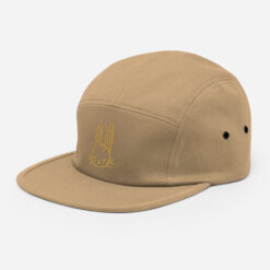Rabbit Embroidered Five Panel Cap