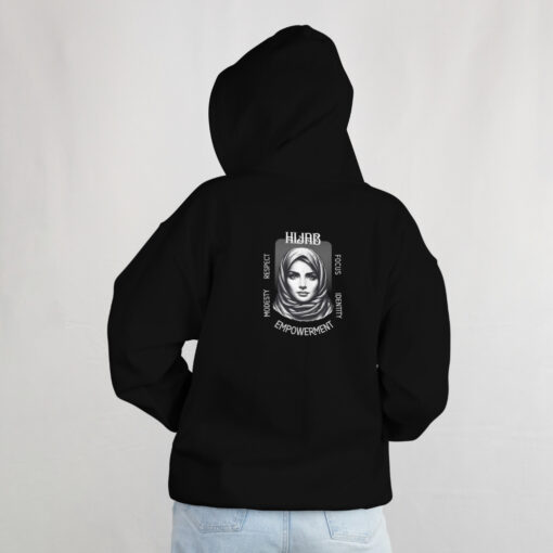 Elegant Hijab Women Empowerment Hoodie - Image 3
