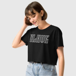 SLAVE black crop top for women – Street fashion