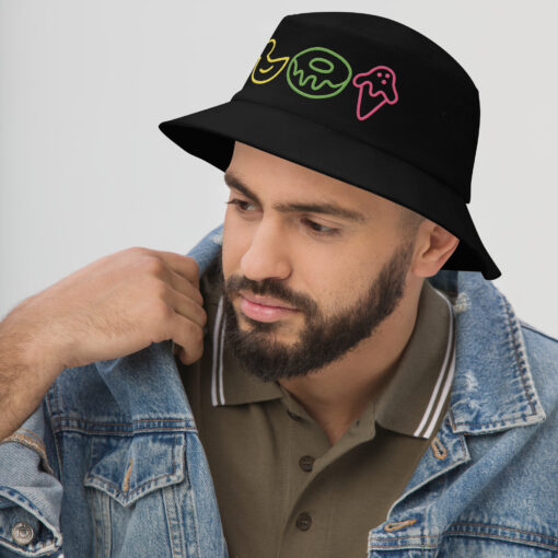 Ducky Doughnut Icecream Embroidered Bucket Hat