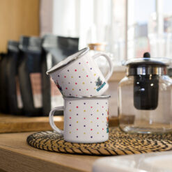 Premium Zigance Dotted Enamel Tea-Coffee Mug