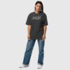 Oversized faded zigance outline t-shirt