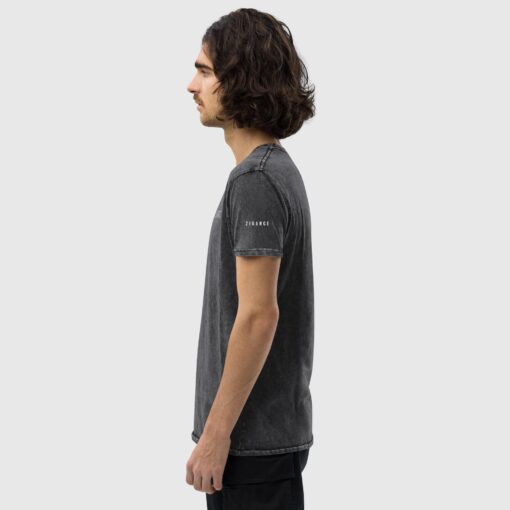 Denim Zigance Embroidered T-Shirt For Men