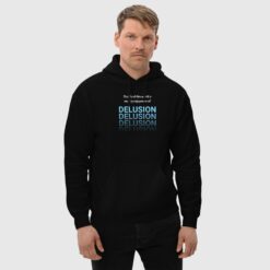 Unisex Premium Delusion Hoodie - Black / Navy