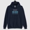 Unisex Premium Delusion Hoodie - Black / Navy
