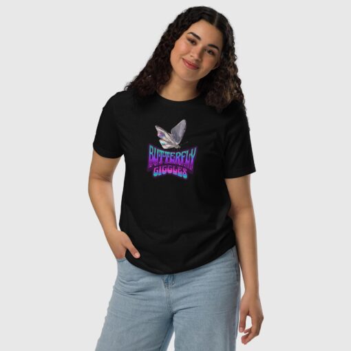Premium Butterfly Giggles Eco T-shirt for Women