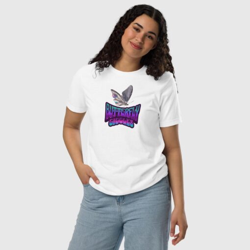 Premium Butterfly Giggles Eco T-shirt for Women