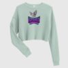 Premium Butterfly Giggles Fleece Crop Sweatshirt
