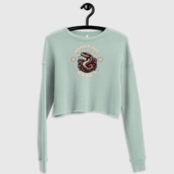 Bold & Stylish My Ex Snake Crop Sweatshirt for Women