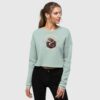 Bold & Stylish My Ex Snake Crop Sweatshirt for Women