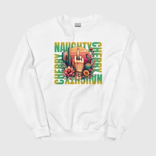 Elegant Naughty Cherry Sweatshirt for Women