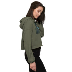 Keep or Throw Attitude Crop Hoodie for Women